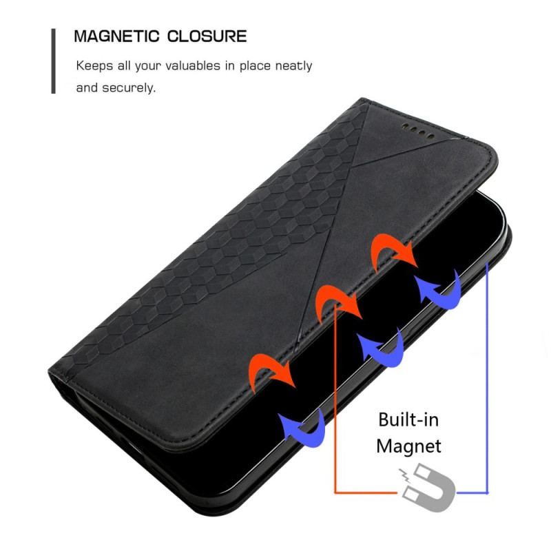 Cover Moto G73 5G Flip Cover Læderstil Med 3 Kortholdere