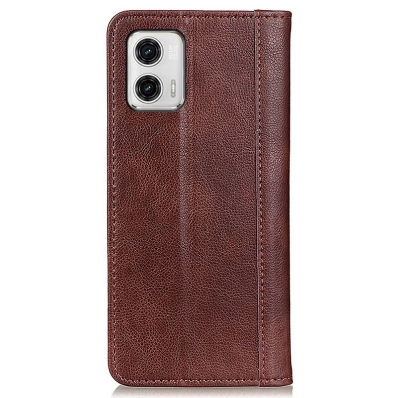 Cover Moto G73 5G Flip Cover Stilfuldt Splitlæder