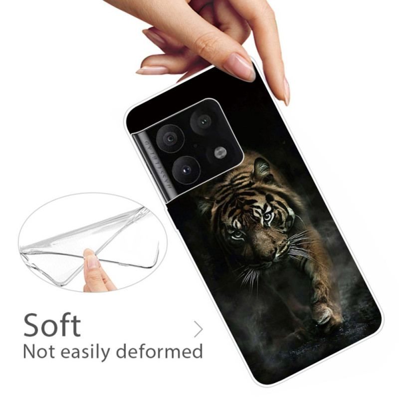 Cover OnePlus 10 Pro 5G Fleksibel Tiger In Mist