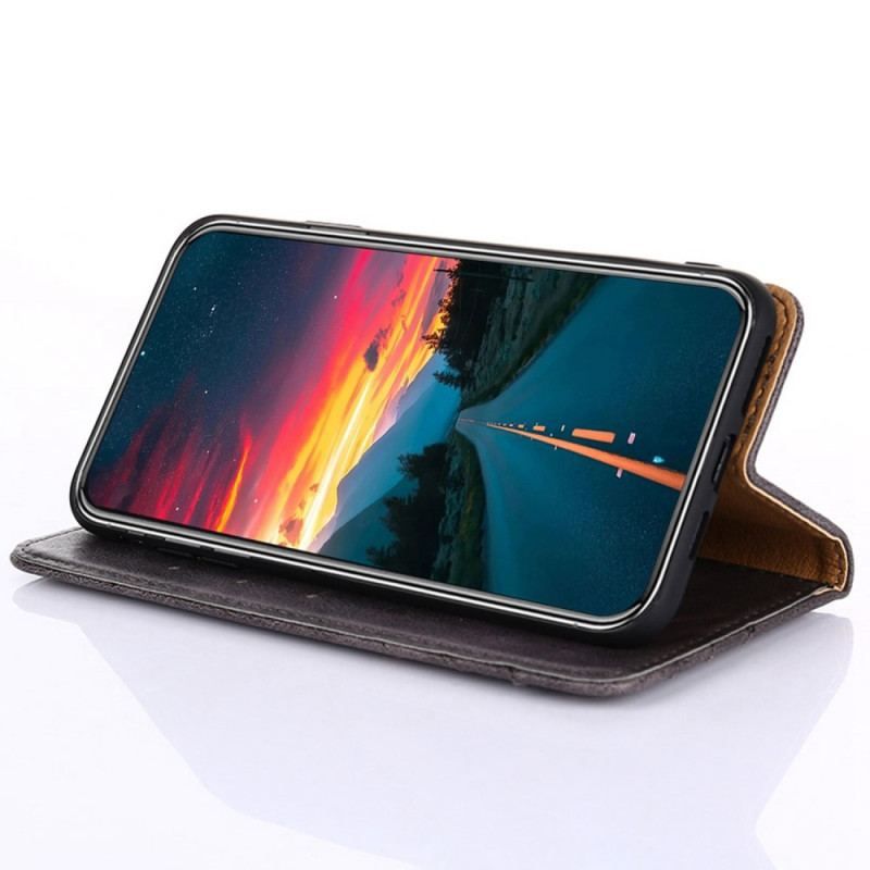 Cover OnePlus Nord 2T 5G Flip Cover Kunstlæder Med Dekorativ Nitte