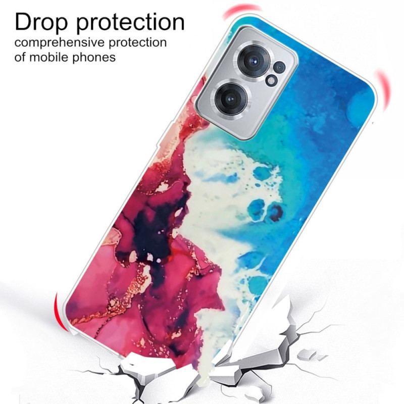 Cover OnePlus Nord CE 2 5G Akvatisk Marmor