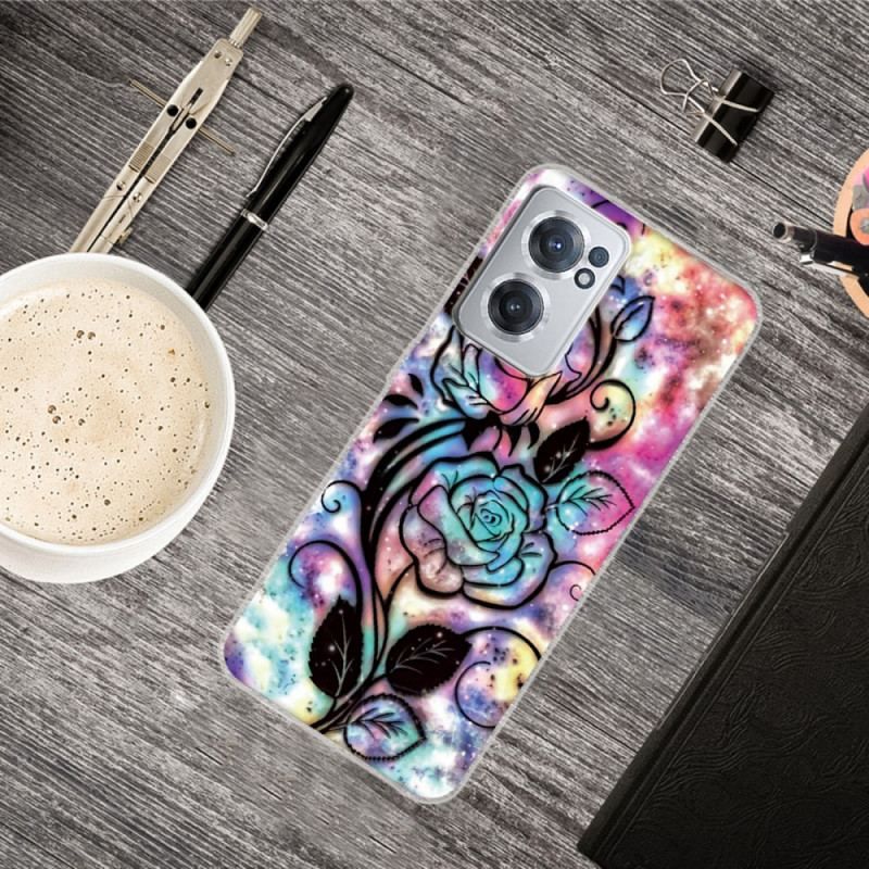 Cover OnePlus Nord CE 2 5G Psykedeliske Blomster