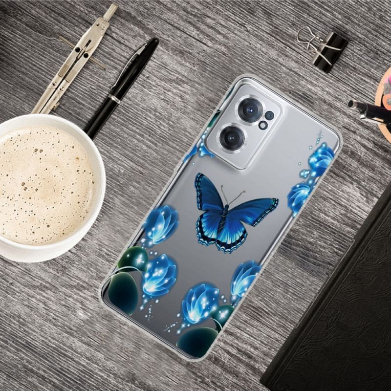 Cover OnePlus Nord CE 2 5G Sommerfugleleder