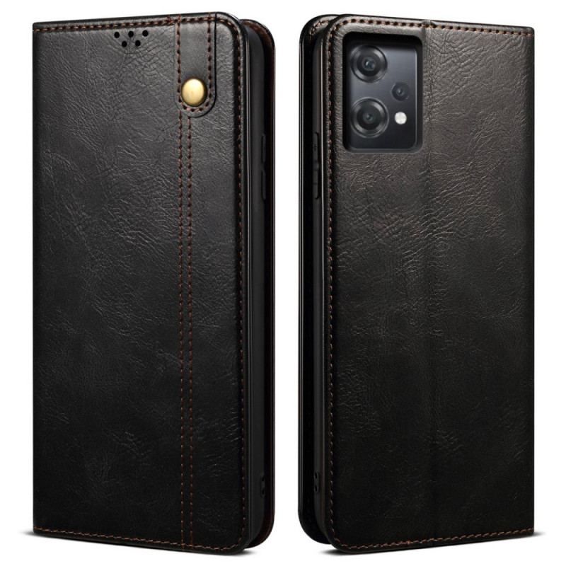 Cover OnePlus Nord CE 2 Lite 5G Flip Cover Voksbehandlet Kunstlæder