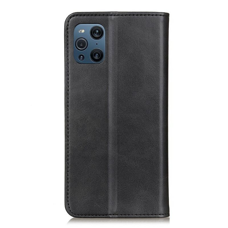 Cover Oppo Find X3 Pro Flip Cover Split Læder