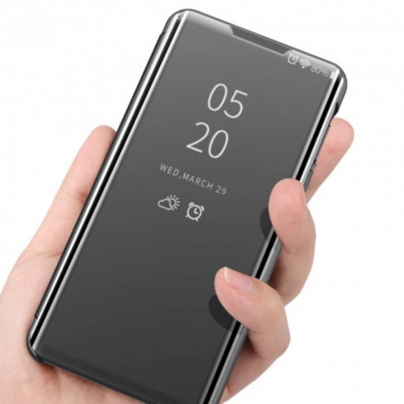 Cover Oppo Find X3 Pro Spejl Og Kunstlæder