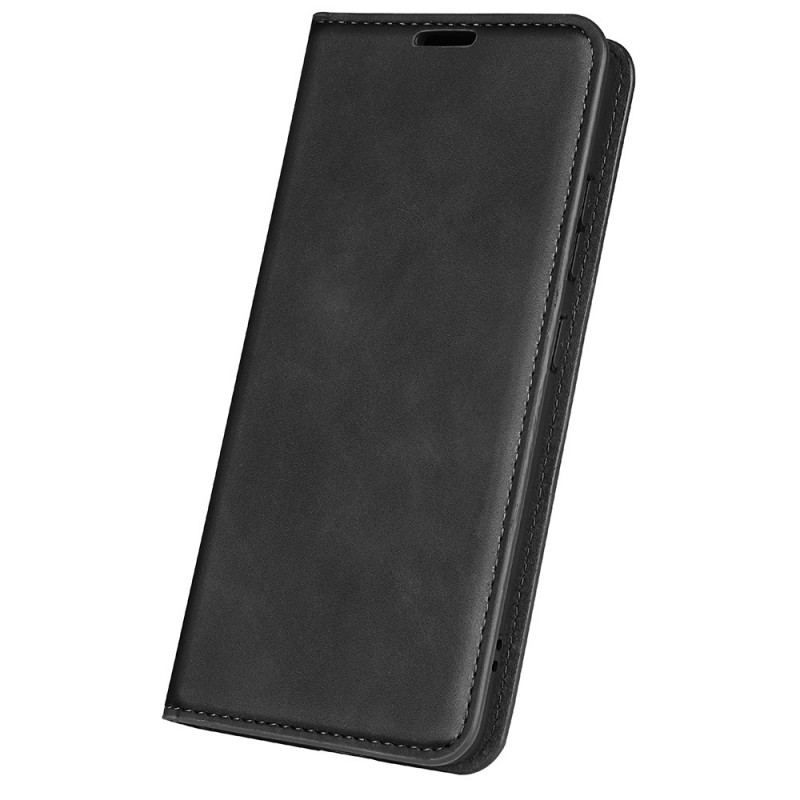 Cover Oppo Find X5 Flip Cover Silkeblødt Lædereffekt