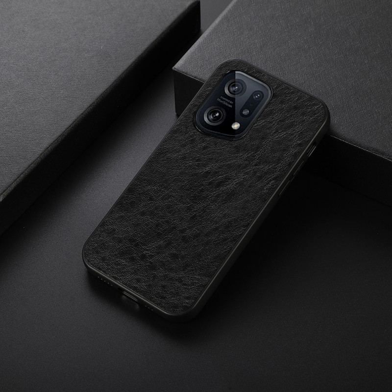 Cover Oppo Find X5 Læder Effekt