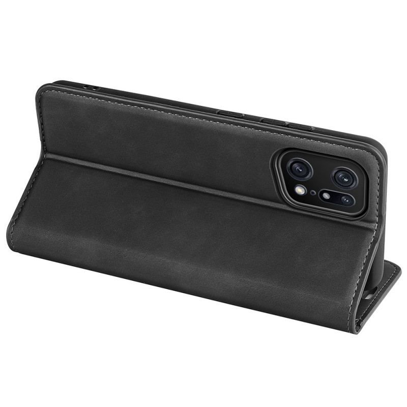 Cover Oppo Find X5 Pro Flip Cover Hudberøring