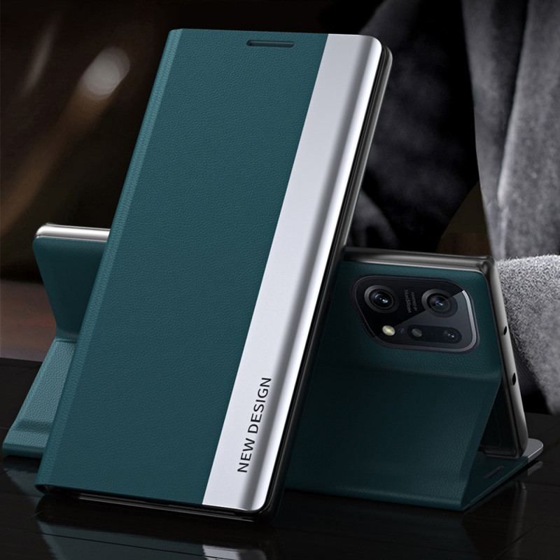 Cover Oppo Find X5 Pro Flip Cover Nyt Design