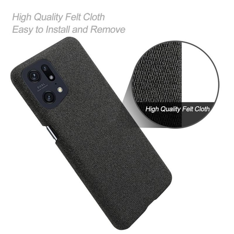 Cover Oppo Find X5 Pro Stof