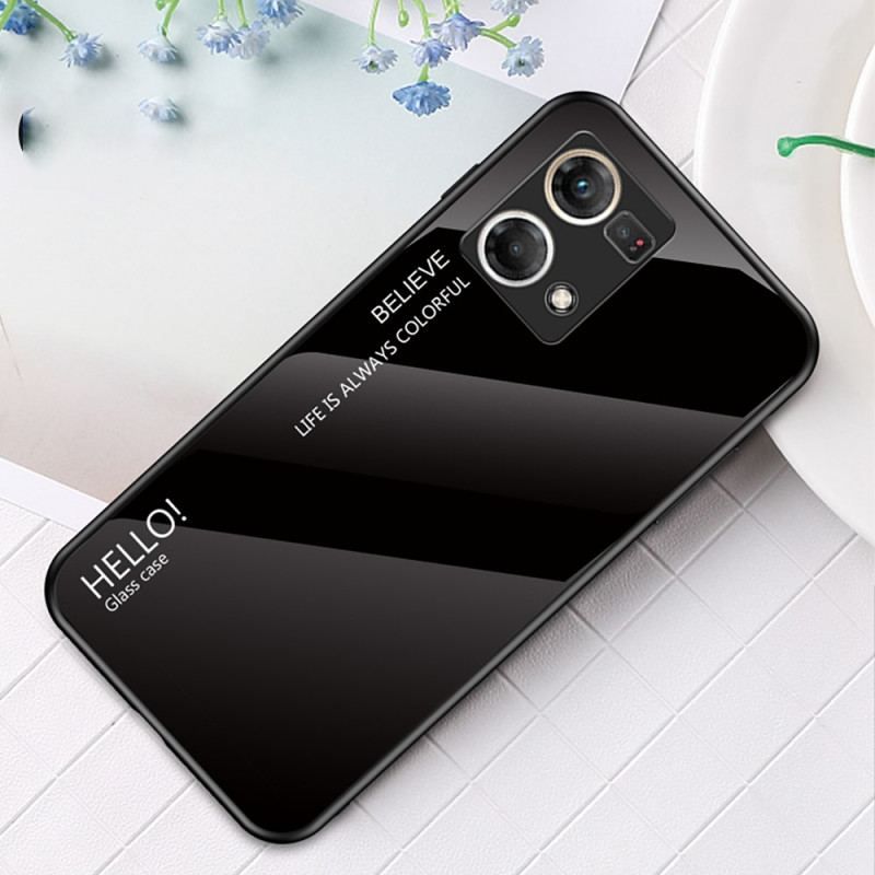 Cover Oppo Reno 7 Hærdet Glas Hej