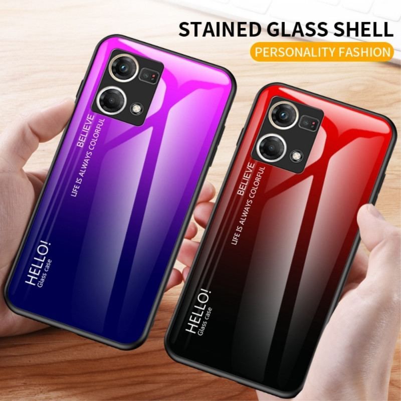 Cover Oppo Reno 7 Hærdet Glas Hej