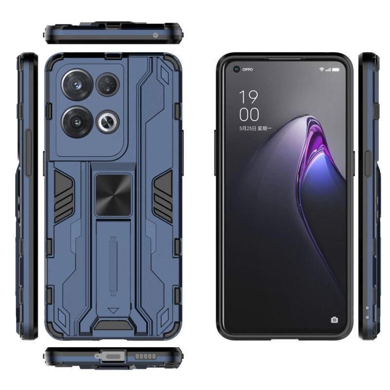 Cover Oppo Reno 8 Pro Lodret Og Vandret Aftagelig Støtte