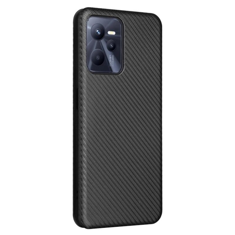 Cover Realme C35 Flip Cover Ring Kulfiber