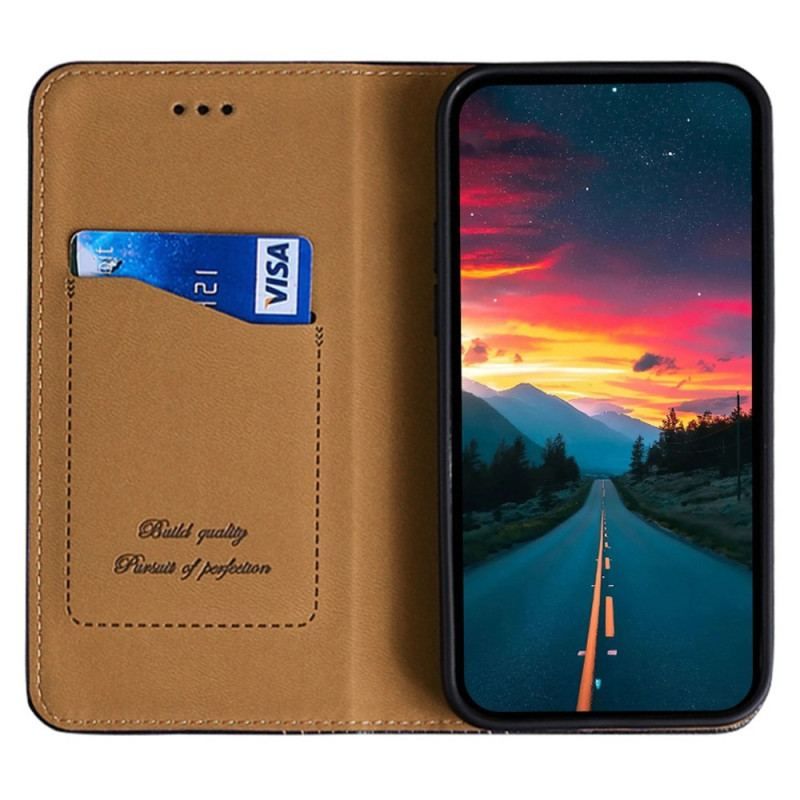 Cover Realme GT Neo 3 Flip Cover Jeans Tekstur