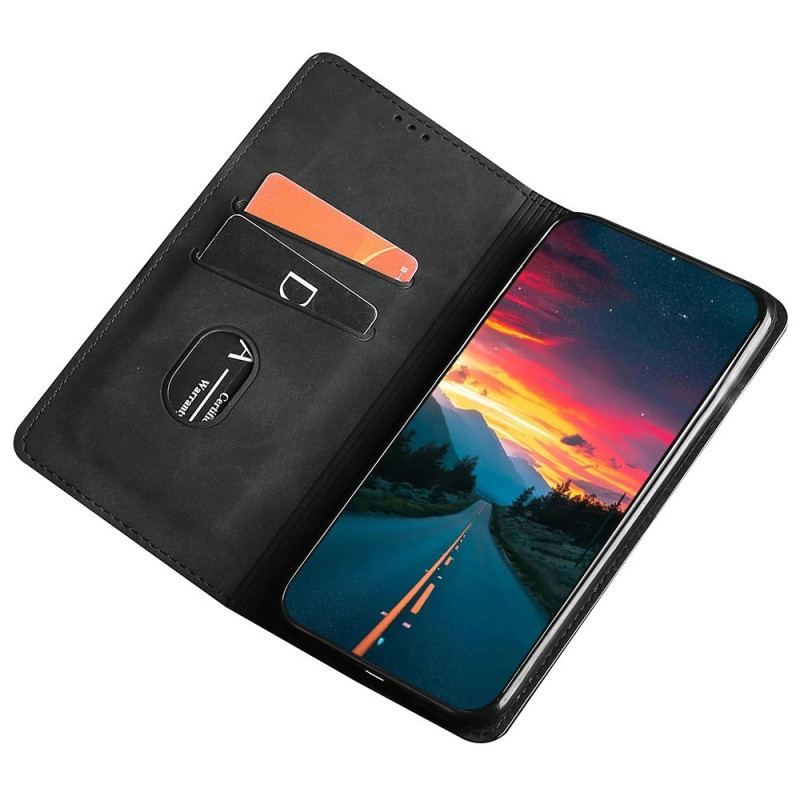 Cover Realme GT Neo 3 Flip Cover Silke Tekstur