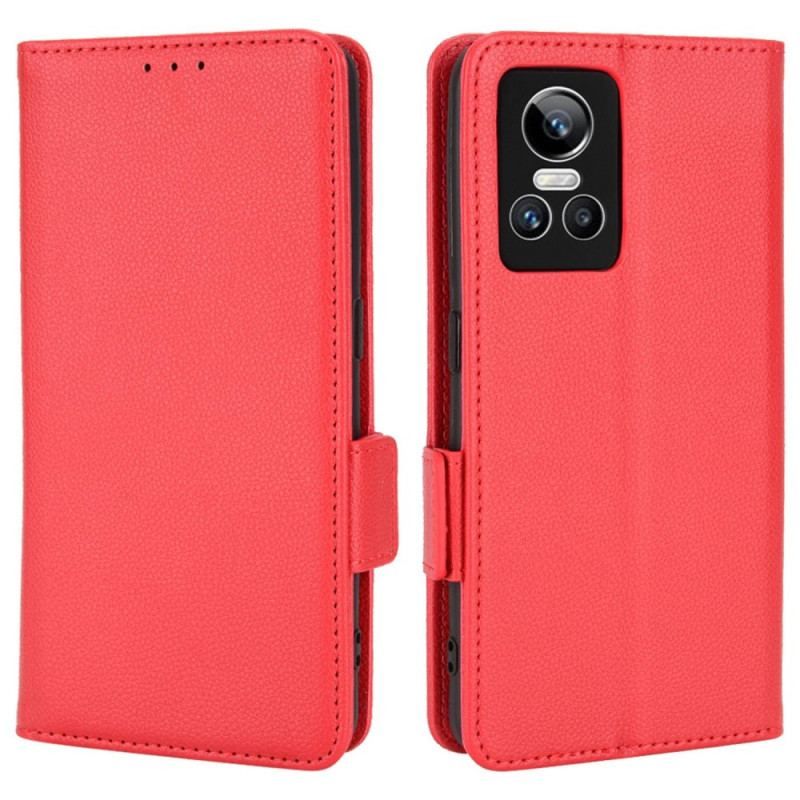 Cover Realme GT Neo 3 Flip Cover Skridsikkert Kunstlæder