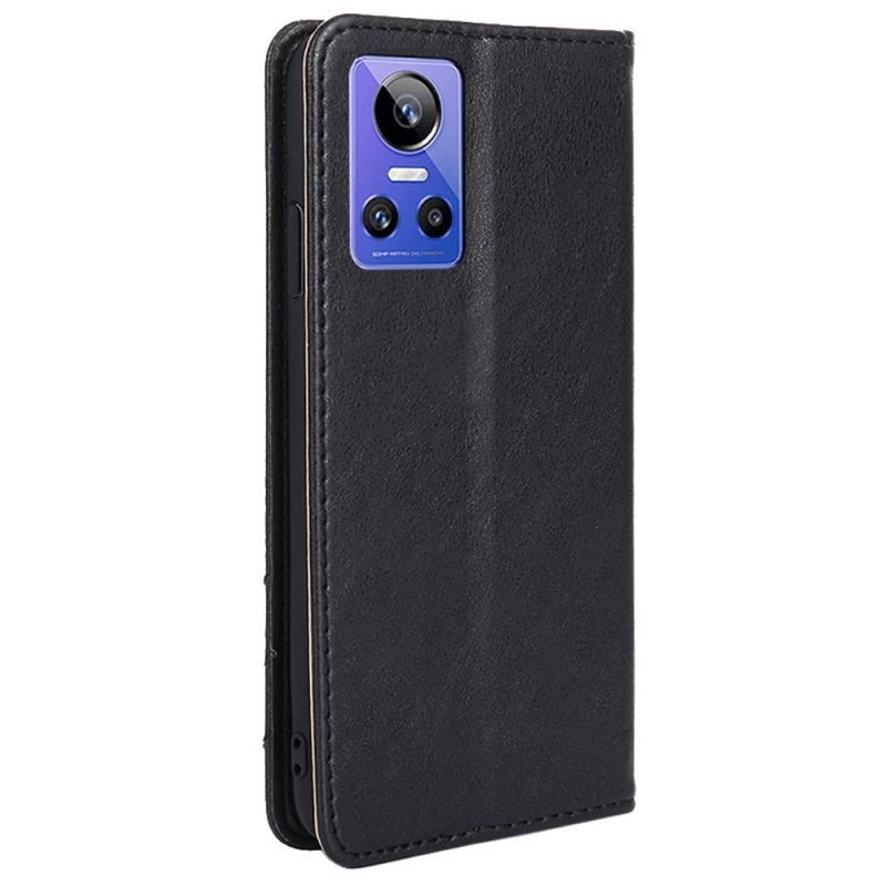 Cover Realme GT Neo 3 Flip Cover Vintage Kunstlæder