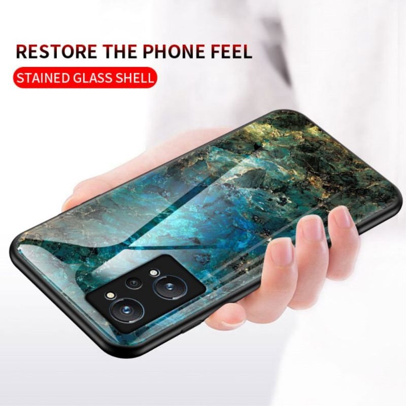 Cover Realme GT Neo 3T / Neo 2 Marmorfarver Hærdet Glas