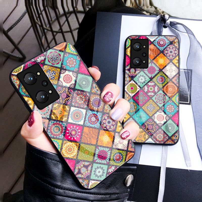 Cover Realme GT Neo 3T / Neo 2 Patchwork Magnetisk Holder