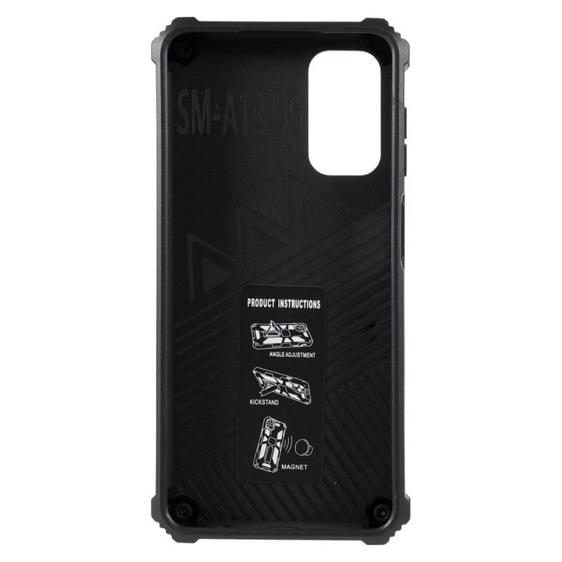 Cover Samsung Galaxy A13 5G / A04s Camouflage Aftagelig Støtte