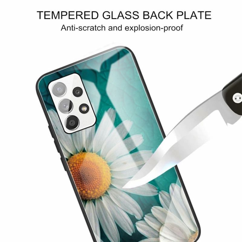 Cover Samsung Galaxy A13 Daisy Hærdet Glas