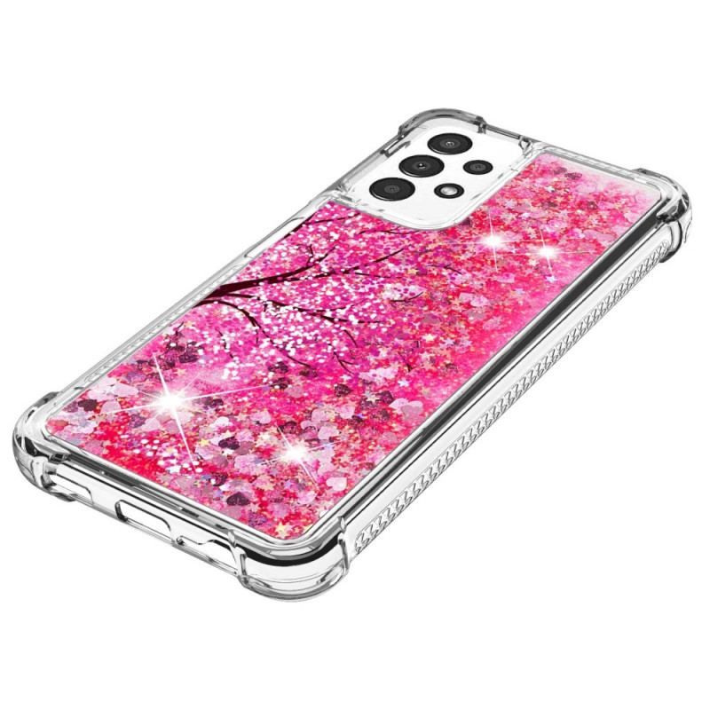 Cover Samsung Galaxy A13 Glitter Træ