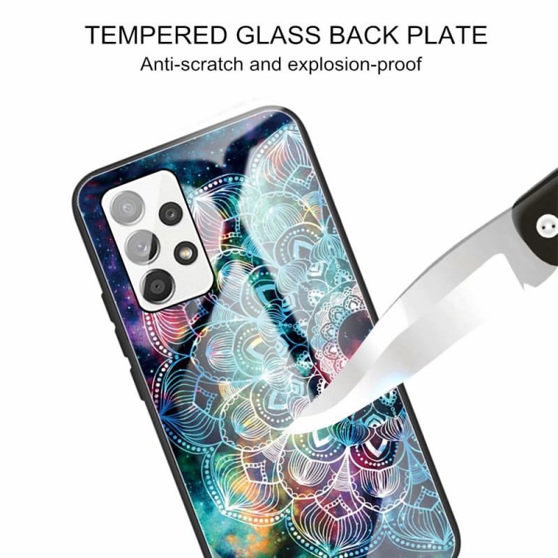 Cover Samsung Galaxy A13 Mandala Hærdet Glas