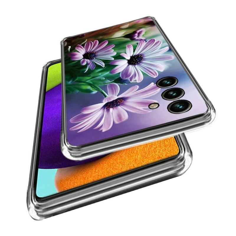 Cover Samsung Galaxy A14 / A14 5G Blomster Silikone