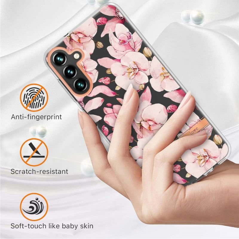 Cover Samsung Galaxy A14 / A14 5G Farverige Blomster