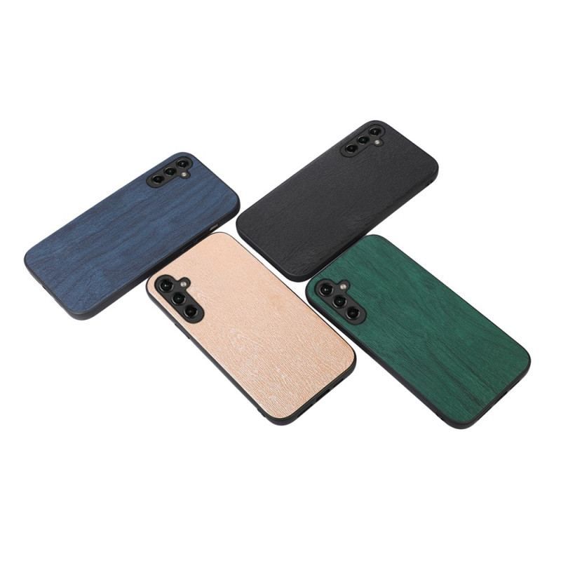 Cover Samsung Galaxy A14 / A14 5G Imiteret Læder Træeffekt