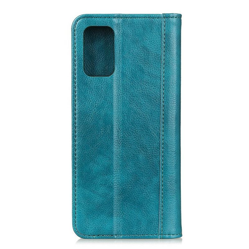 Cover Samsung Galaxy A52 4G / A52 5G / A52s 5G Flip Cover Elegance Split Litchi Læder