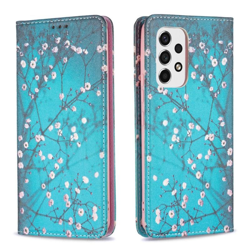 Cover Samsung Galaxy A53 5G Flip Cover Blomstrende Grene