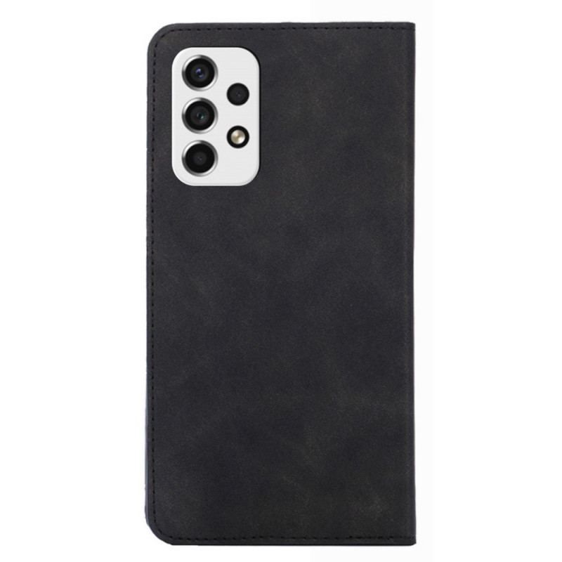 Cover Samsung Galaxy A53 5G Flip Cover Retro Læder Stil