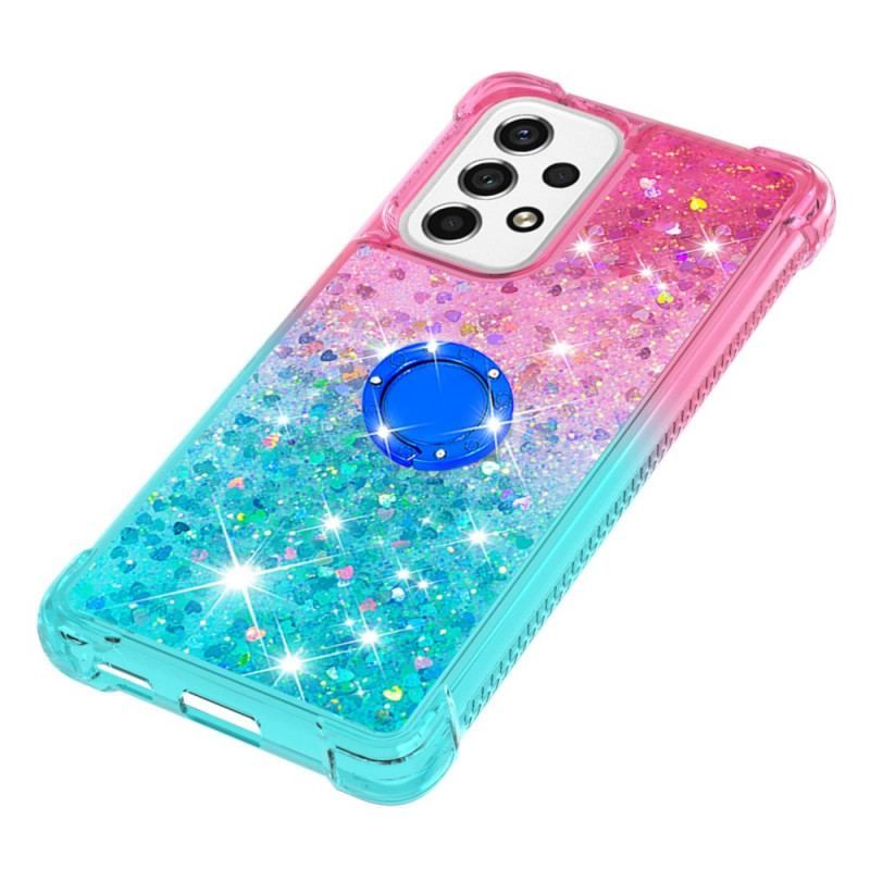 Cover Samsung Galaxy A53 5G Glitter Ring-bracket