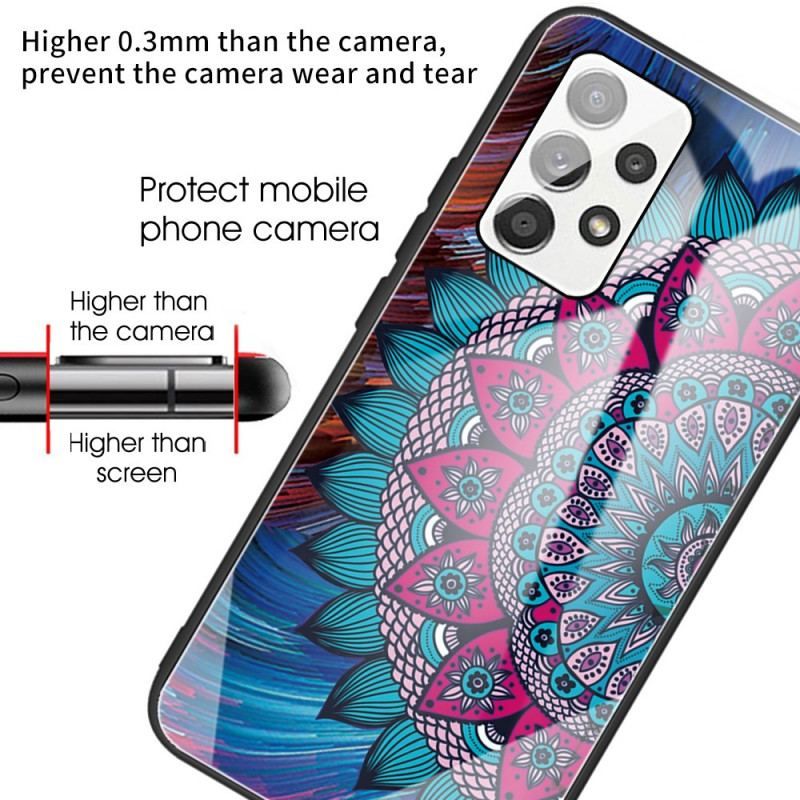 Cover Samsung Galaxy A53 5G Mandala Hærdet Glas