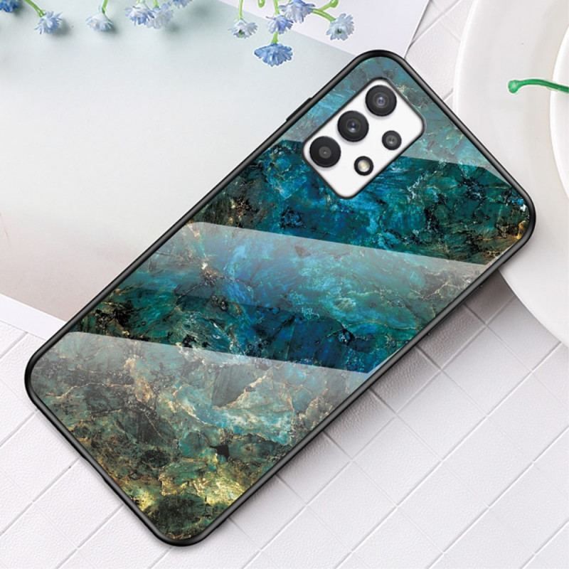 Cover Samsung Galaxy A53 5G Marmorfarver Hærdet Glas