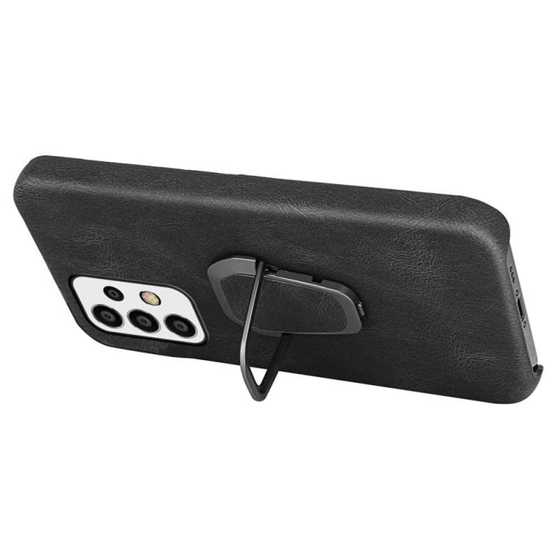 Cover Samsung Galaxy A53 5G Ring-holder I Lædereffekt