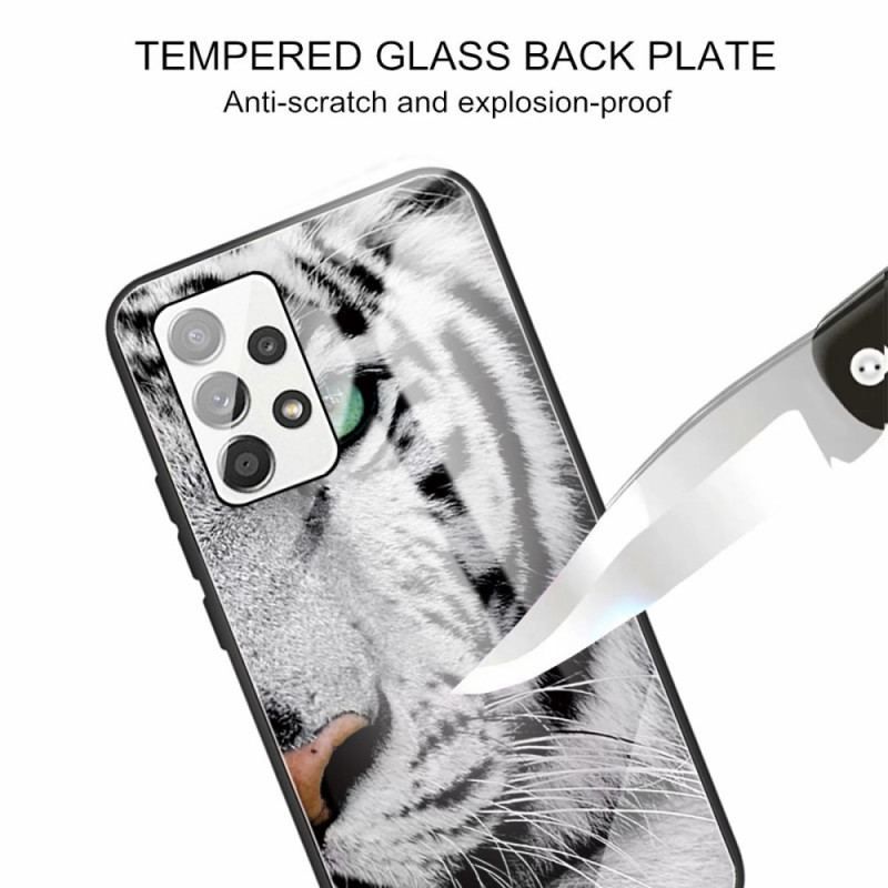 Cover Samsung Galaxy A53 5G Tiger Hærdet Glas