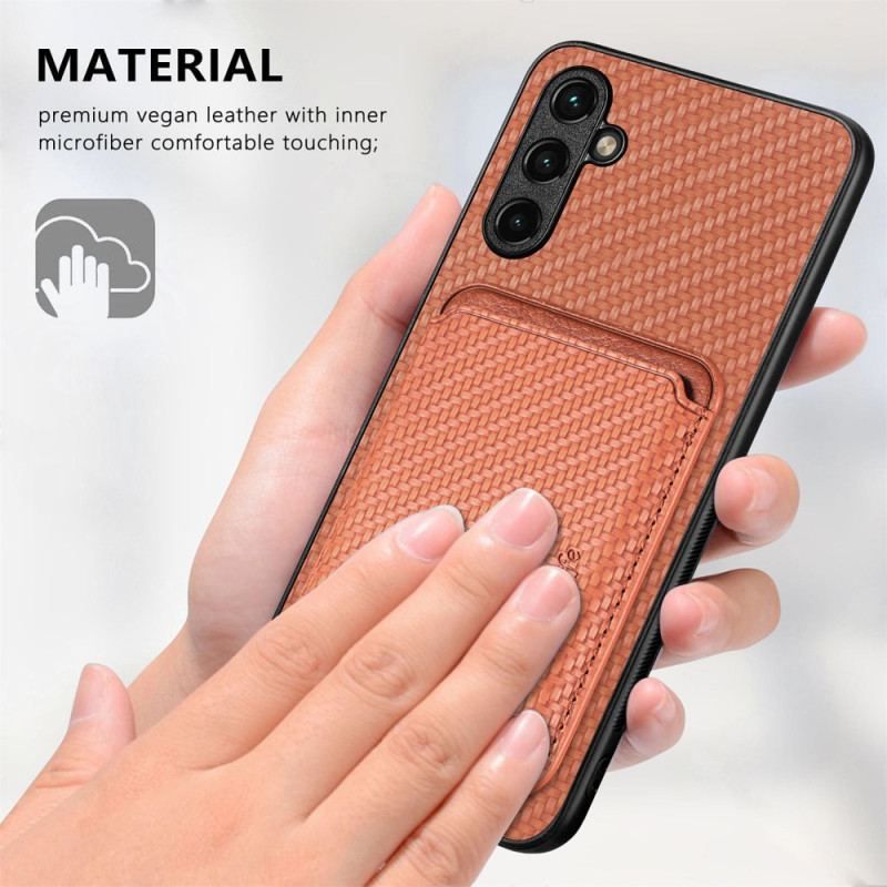 Cover Samsung Galaxy A54 5G Carbon Fiber Kortholder