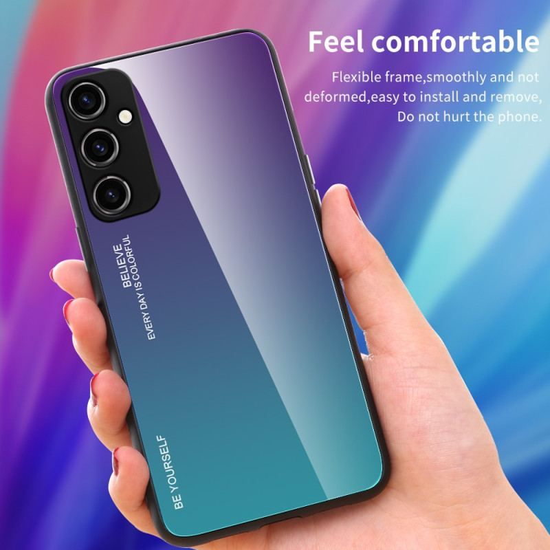 Cover Samsung Galaxy A54 5G Hærdet Glas Vær Dig Selv