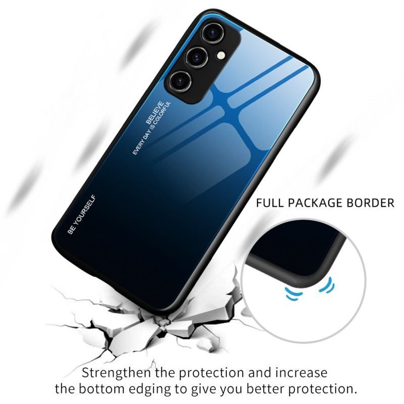 Cover Samsung Galaxy A54 5G Hærdet Glas Vær Dig Selv