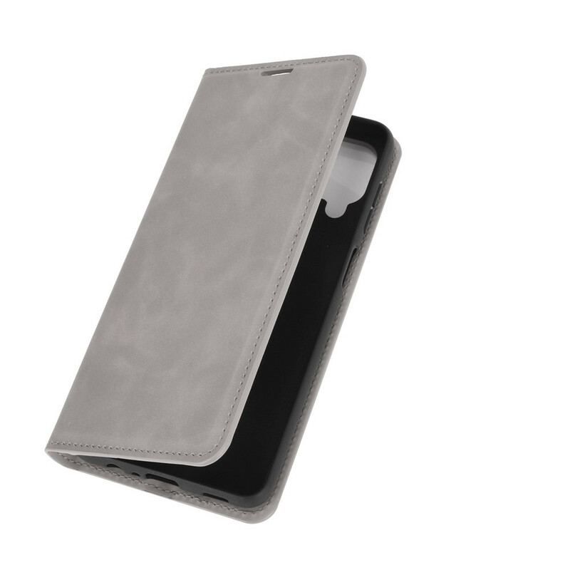 Cover Samsung Galaxy M12 / A12 Flip Cover Blødt Lædereffekt