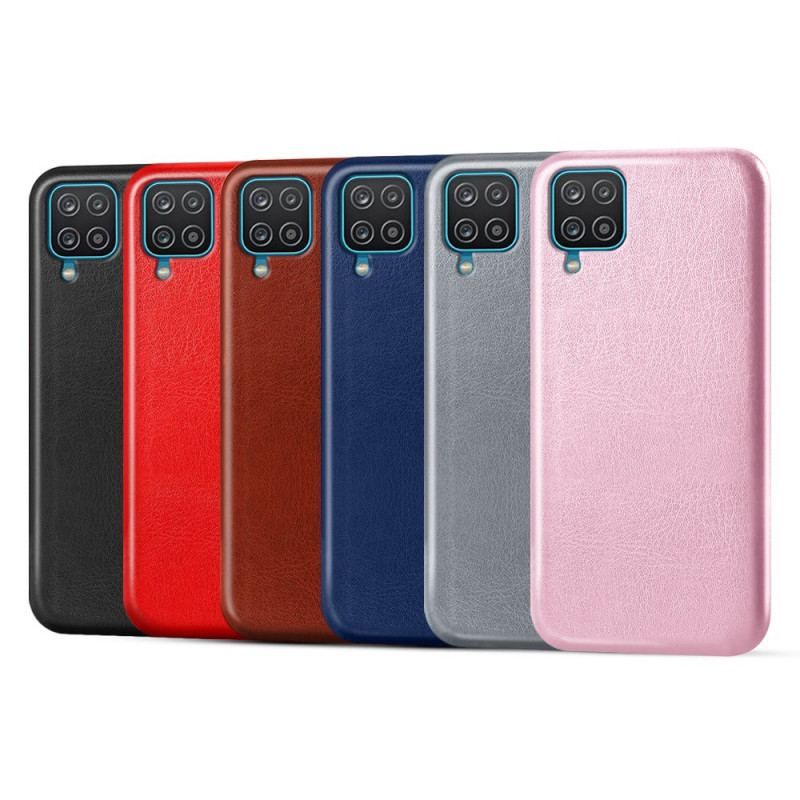 Cover Samsung Galaxy M12 / A12 Ksq Lædereffekt