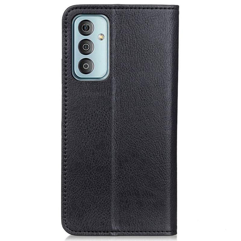 Cover Samsung Galaxy M13 Flip Cover Litchi Split Læder