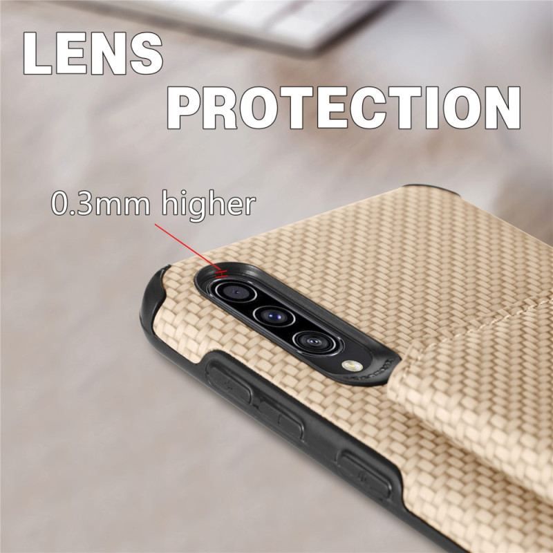 Cover Samsung Galaxy M13 Punge Etui Carbon Fiber Og Magnetisk Tegnebog