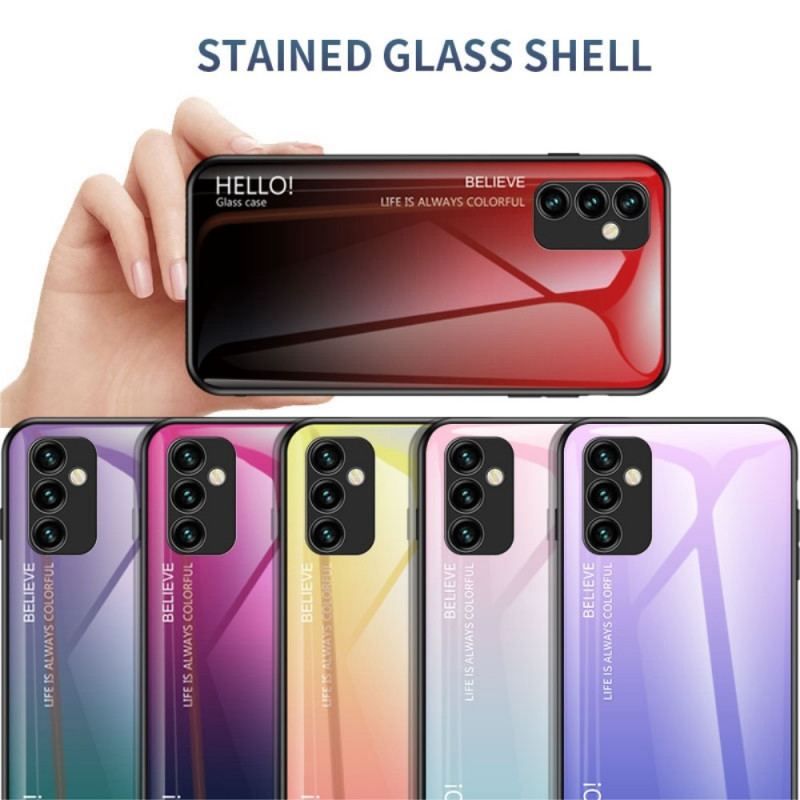 Cover Samsung Galaxy M23 5G Hærdet Glas Hej