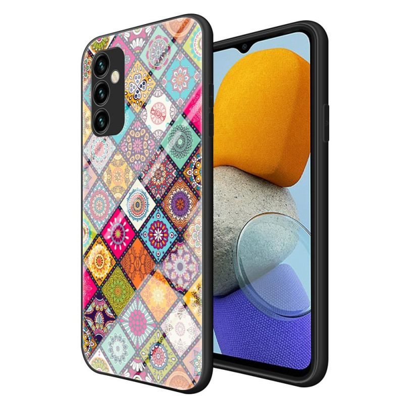 Cover Samsung Galaxy M23 5G Patchwork Magnetisk Holder