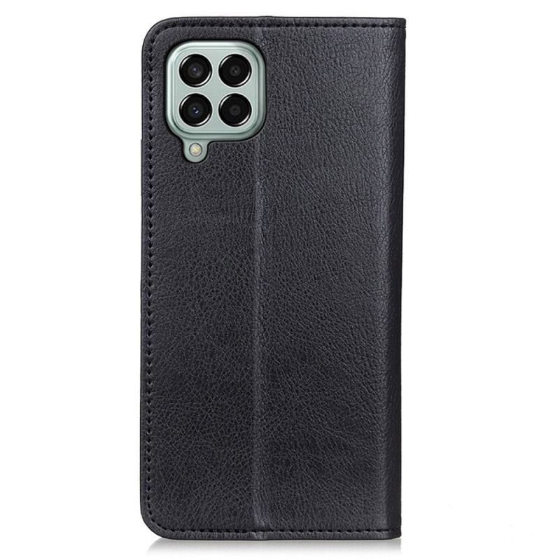 Cover Samsung Galaxy M33 5G Flip Cover Litchi Split Læder